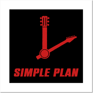 vintage simple plan Posters and Art